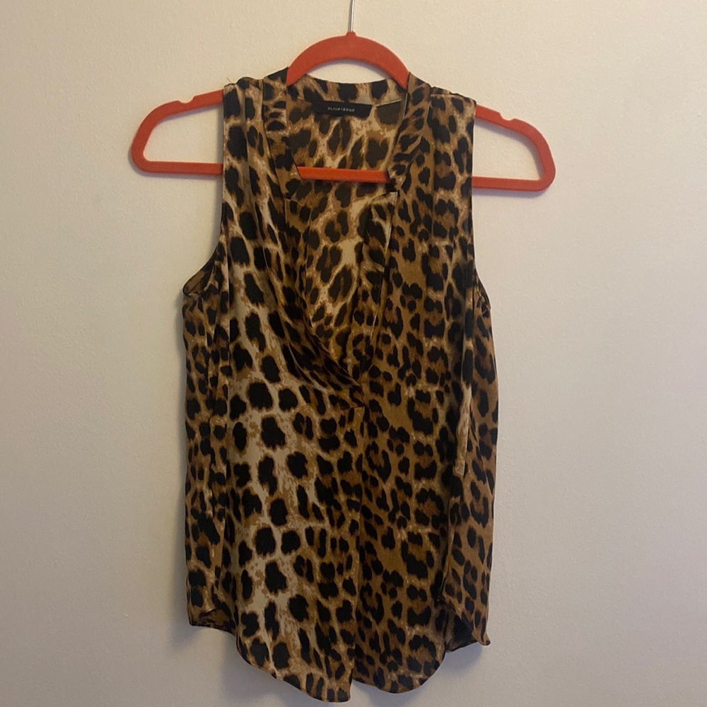South Moon Under Leopard Print Blouse